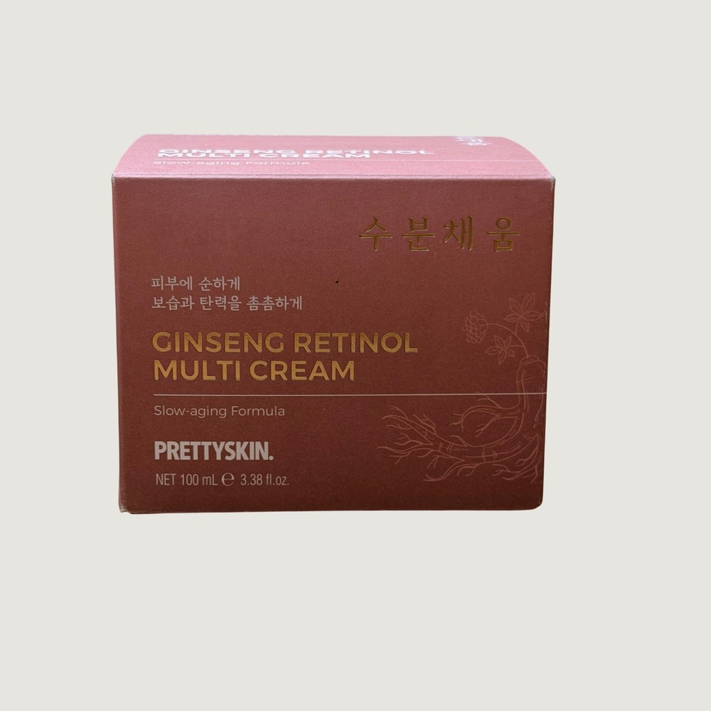 PrettySkin Ginseng Retinol Multi Cream 100ml Slow-Aging Korean‎ Skincare NEW